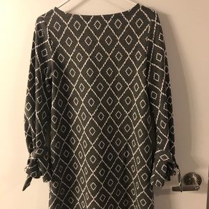 Loft Grey long sleeve sweater dress size S